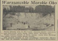 Morskie Oko, 1938