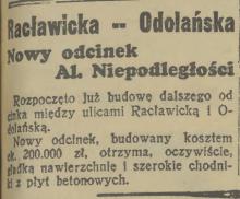 Nowy odcinek, 1939