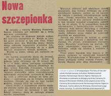 Nowa szczepionka, 1943