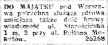 Służąca do krów, 1943