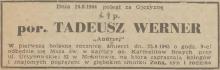 W bolesną rocznicę, 1945