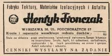 Fabryka Tektury, 1946