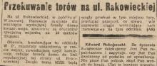 Przekuwanie torów, 1947