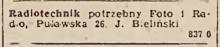 Radiotechnik potrzebny, 1947