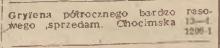 Gryfona sprzedam, 1947