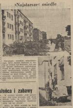 Najstarsze osiedle, 1951