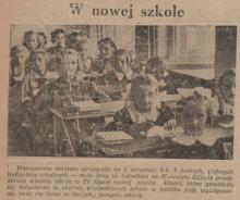 W nowej szkole, 1951