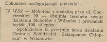 Podział, 1952