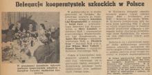 Delegacja kooperatystek, 1954