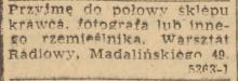 Do połowy sklepu, 1958